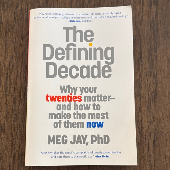 The Defining Decade Book by Meg Jay, PhD - Picture 1 of 5